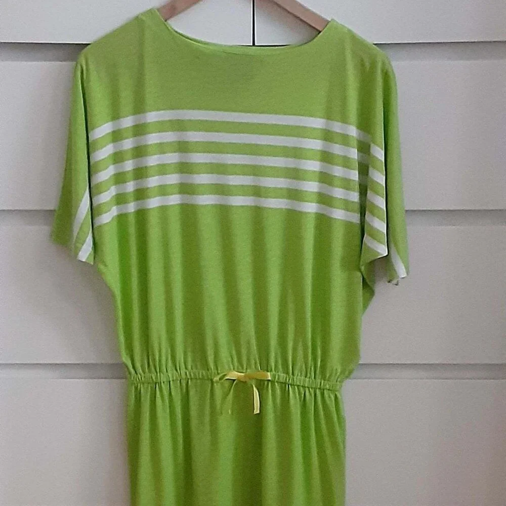 Ralph Lauren girls lime green cotton dress Xl (14-16)